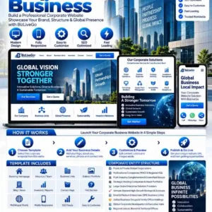 BizLiveGo Corporate Entity Structure showing global corporations, multinational companies, conglomerates, holding companies, enterprise providers, startups, SMEs, family offices, franchises and B2B networks