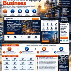 BizLiveGo Industrial Supply services featuring heavy duty tools, CNC machinery, PPE, electrical equipment, industrial pipes, valves, welding machines, pumps, motors, generators and laboratory equipment