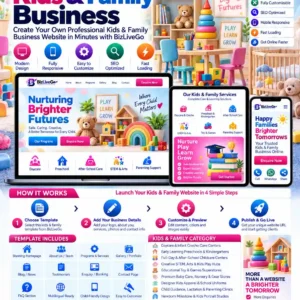 BizLiveGo Kids and Family services including daycare, preschool, childcare, kids activities, baby care, parenting, pediatric healthcare and children's entertainment
