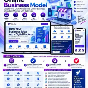 BizLiveGo online business models including SaaS, e-commerce, D2C shops, B2B B2C marketplaces, business directories, digital platforms, subscriptions and creator economy services