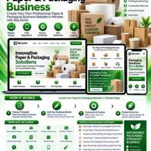 BizLiveGo packaging and printing services including industrial packaging, corrugated boxes, labels, bottles, containers, pouches, food packaging and commercial printing