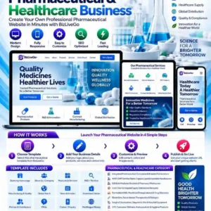 BizLiveGo pharmaceutical services including medicine manufacturing, GMP production, bulk medicine distribution, cold chain supply, drug R&D, biologics, diagnostic kits, hospital equipment and global pharma exports