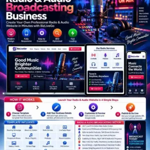 BizLiveGo radio and audio broadcasting services including live FM, online web radio, podcasts, music, talk shows, live news, audio production and radio advertising