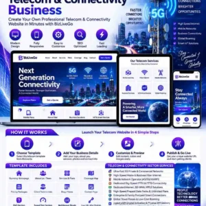BizLiveGo telecom and connectivity services including 5G, fiber internet, mobile networks, eSIM, IoT and cloud connectivity