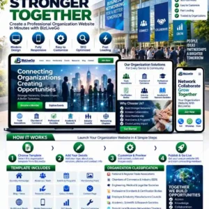 Trade association and organization classification showing chambers of commerce, professional societies, certification bodies, manufacturers councils, research societies and business networking groups on BizLiveGo