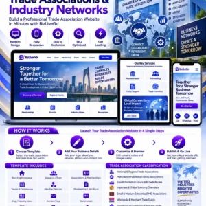 BizLiveGo trade associations including industry associations, export councils, SME associations, chambers of commerce and trade councils